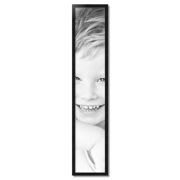 ArtToFrames 10" x 53" Black Picture Frame, 10x53 inch Black Wood Poster Frame (WOM-5139)