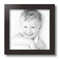 ArtToFrames 10x10" Coffee Picture Frame, Brown MDF Poster Frame, with Regular Glass and Foam Backing 3/16 inch (FBPL-4024)
