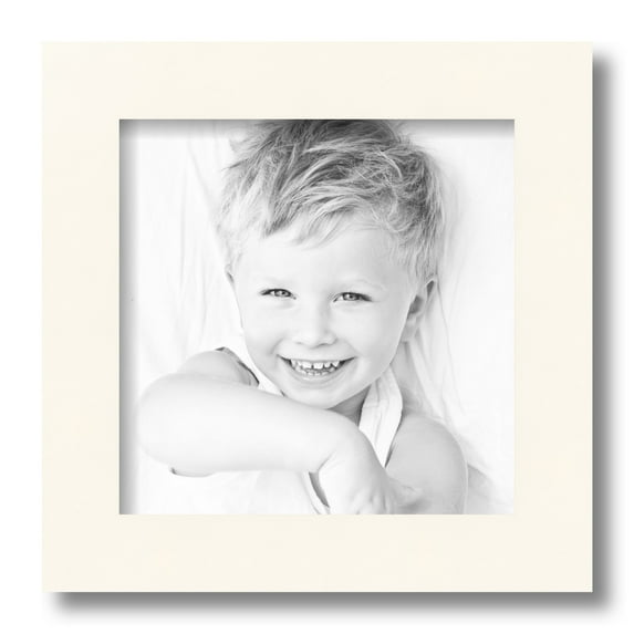 ArtToFrames 10x10 Inch White Picture Frame, This White Wood Poster Frame is Great for Your Art or Photos, Comes with Regular Glass (4114)