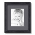 thumbnail image 1 of ArtToFrames 10x12 Matted Picture Frame with 6x8 Single Mat Photo Opening Framed in 1.25 Black Stain on Solid Red Oak and 2 Mountain Grey Mat (FWM-4083-10x12), 1 of 8
