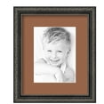 thumbnail image 1 of ArtToFrames 10x12" Matted Picture Frame with 6x8" Single Mat Photo Opening Framed in 1.25" Antique Black and 2" Paloma Mat (FWM-5106-10x12), 1 of 7