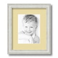 thumbnail image 1 of ArtToFrames 10x12 Matted Picture Frame with 6x8 Single Mat Photo Opening Framed in 1.25 Off White Wash on Ash and 2 Buttercup Mat (FWM-4098-10x12), 1 of 8