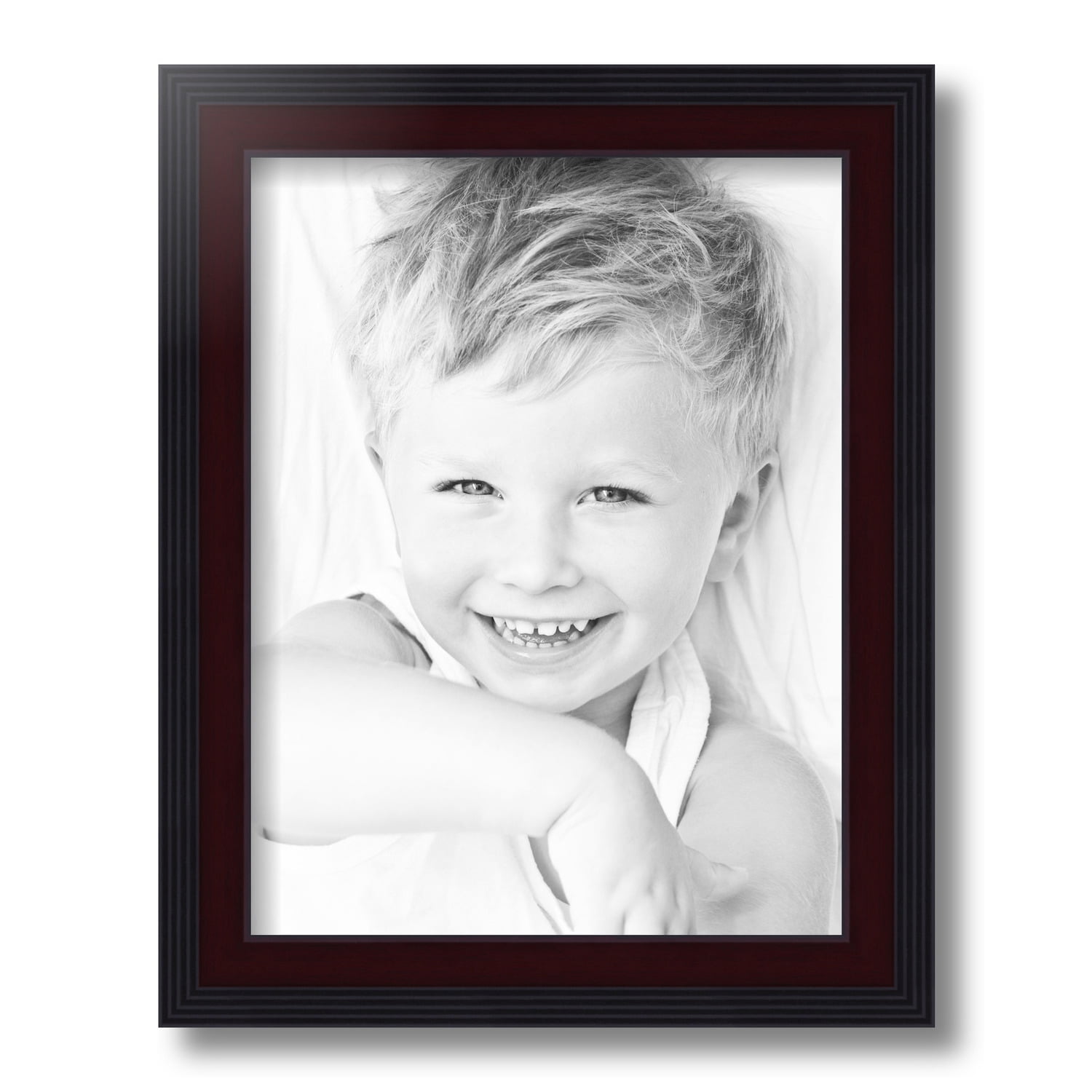 ArtToFrames 10x13 Inch Mahogany Windsor Picture Frame, This Brown MDF ...