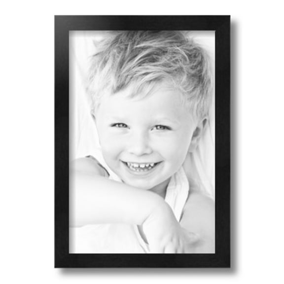 ArtToFrames 10x15" Black Picture Frame, Black Wood Poster Frame, with Regular Glass and 2 (FBPL-5141)