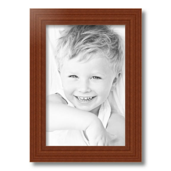 ArtToFrames 10x15" Honey Picture Frame, Brown Wood Poster Frame, with Regular Glass and 2 (FBPL-4349)