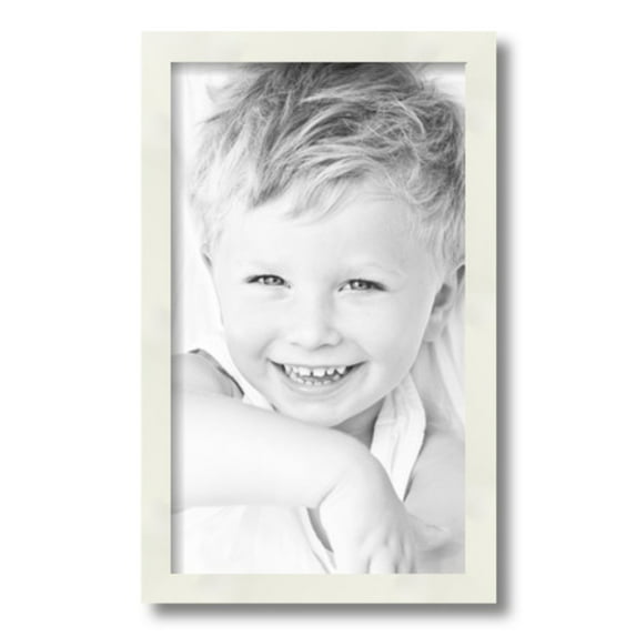 ArtToFrames 10x17" White Picture Frame, White Wood Poster Frame, with Regular Glass and 2 (FBPL-5140)