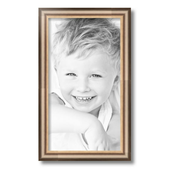 ArtToFrames 10x18" Anique Silver Picture Frame, Silver Wood Poster Frame, with Regular Glass and 2 (FBPL-4964)