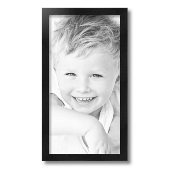 ArtToFrames 10x19" Black Picture Frame, Black Wood Poster Frame, with Regular Glass and 2 (FBPL-5141)
