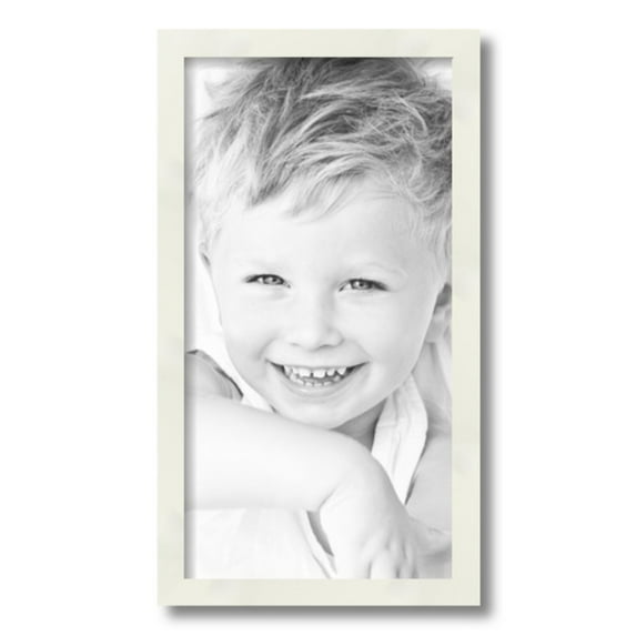 ArtToFrames 10x19" White Picture Frame, White Wood Poster Frame, with Regular Glass and 2 (FBPL-5140)