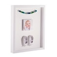 thumbnail image 1 of ArtToFrames 10x20 Inch Shadow Box Picture Frame, with a Satin White 1 Wide Shadowbox frame and Light Cream Mat Backing (4655), 1 of 7