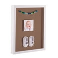 thumbnail image 1 of ArtToFrames 10x20 Inch Shadow Box Picture Frame, with a Satin White 1 Wide Shadowbox frame and Sandpiper Mat Backing (4655), 1 of 7