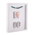 thumbnail image 1 of ArtToFrames 10x20 Inch Shadow Box Picture Frame, with a Satin White 1 Wide Shadowbox frame and Super White Mat Backing (4655), 1 of 7