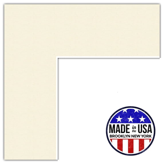 ArtToFrames 10x22" Ivory Custom Mat for Picture Frame with Opening for 6x18" Photos. Mat Only, Frame Not Included (MAT-181)
