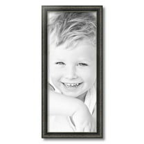 ArtToFrames 10x24 inch Antique Black Picture Frame, Black 10" x 24" Wood Poster Frame (WOM-5106) 1234