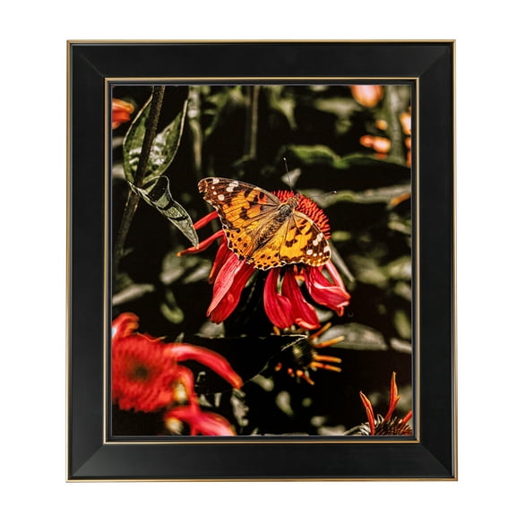 ArtToFrames 10x27" Honors Black with Gold Picture Frame, Black Wood Poster Frame, with Regular Acrylic and 2 (FBPL-5158)
