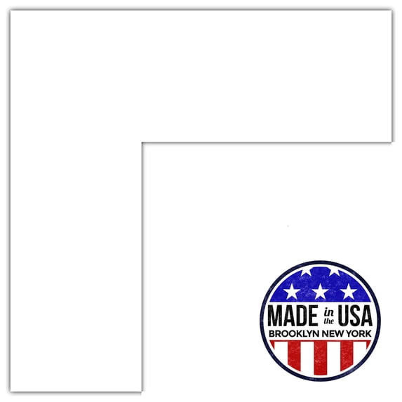 ArtToFrames 10x32" Crisp Custom Mat for Picture Frame with Opening for 6x28" Photos. Mat Only, Frame Not Included (MAT-245)