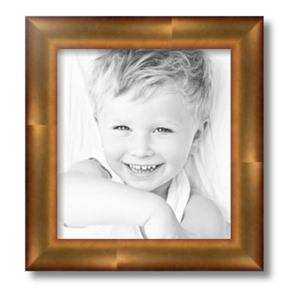 ArtToFrames 11" x 12" Gold Leaf Picture Frame, 11x12 inch Gold Wood Poster Frame (WOM-4947)