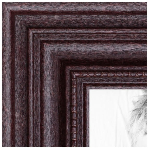 ArtToFrames 11" x 14" Cherry Picture Frame, 11x14 inch Red Wood Poster Frame (WOM-4095)