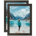 thumbnail image 1 of ArtToFrames 11" x 14" Coffee Picture Frame, 11x14 inch Brown MDF Poster Frame (WOM-4024), 2 Pack, 1 of 5