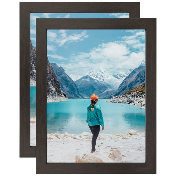 ArtToFrames 11" x 14" Coffee Picture Frame, 11x14 inch Brown MDF Poster Frame (WOM-4024), 2 Pack