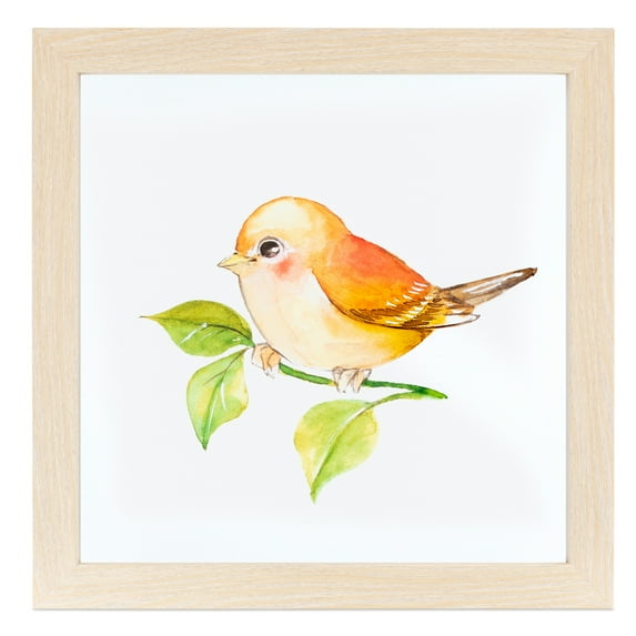 ArtToFrames 11" x 14" Natural Oak Picture Frame, 11x14 inch Brown MDF Poster Frame (WOM-4299), 1 Pack