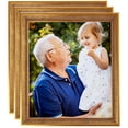 thumbnail image 1 of ArtToFrames 11" x 14" New Gold Picture Frame, 11x14 inch Gold Wood Poster Frame (WOM-4998), 3 Pack, 1 of 7