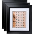 thumbnail image 1 of ArtToFrames 11" x 14" Satin Black Reverse Step Picture Frame, 11x14 inch Black Wood Poster Frame (WOM-1419), 3 Pack, 1 of 6