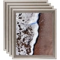 thumbnail image 1 of ArtToFrames 11" x 17" Contrast Light Grey Picture Frame, 11x17 inch Gray Wood Poster Frame (WOM-4929), 4 Pack, 1 of 7