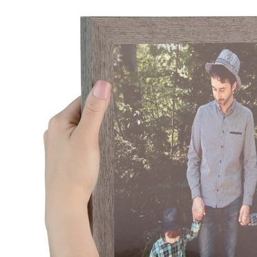 ArtToFrames 11" x 17" Distressed Gray Picture Frame, 11x17 inch Gray Wood Poster Frame (WOM-4479)