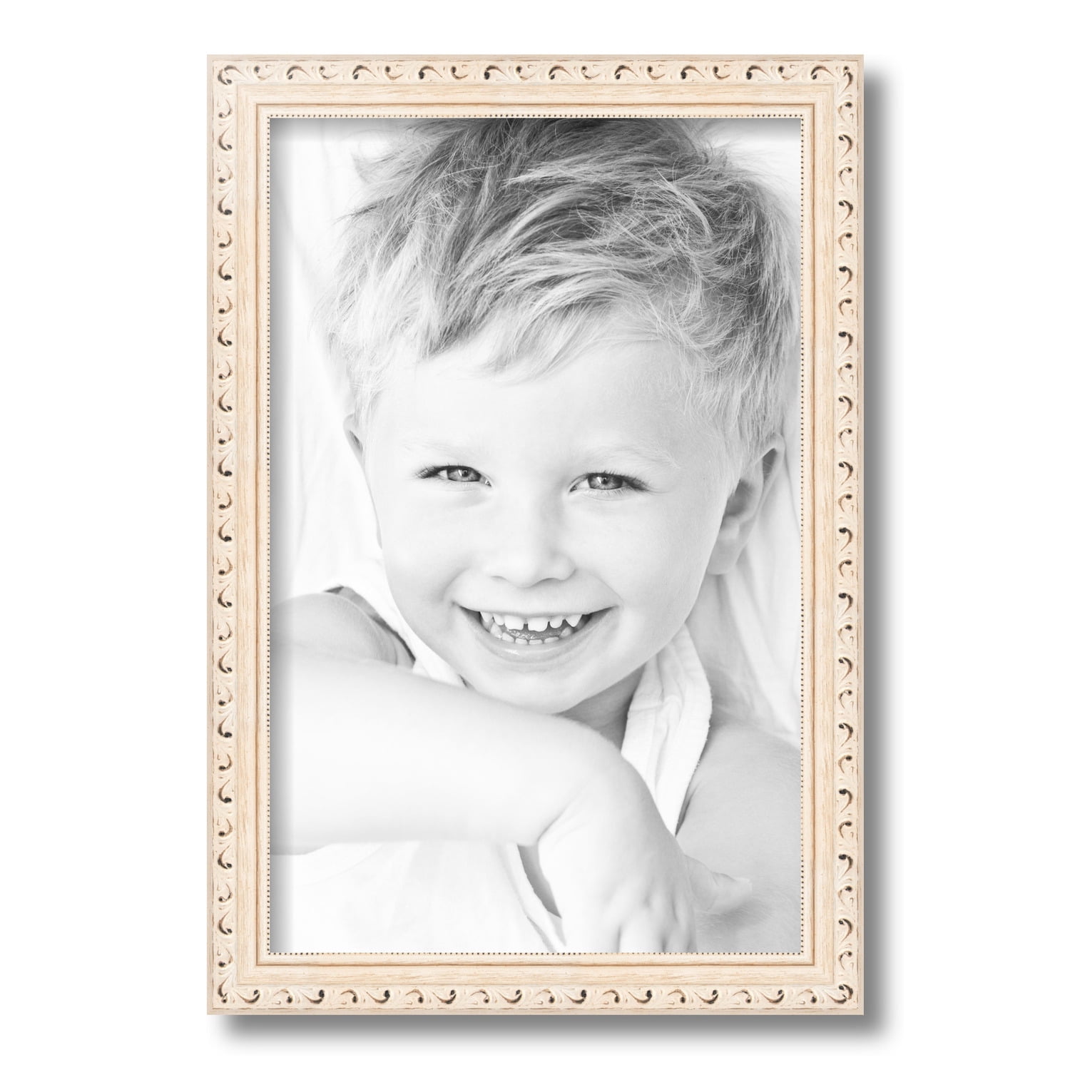 ArtToFrames 11" x 17" White Wash Picture Frame, 11x17 inch White Wood