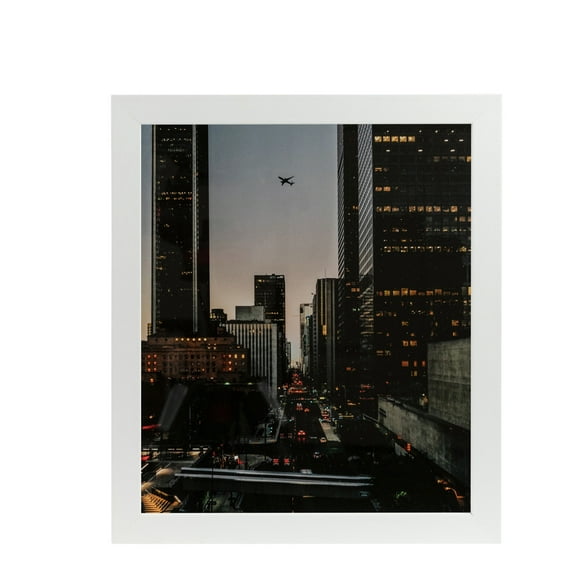 ArtToFrames 11" x 17" Woodgrain White Shadowbox 2.5 inch Tall Picture Frame, 11x17 inch White Wood Poster Frame (WOM-5140), 2 Pack