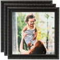 thumbnail image 1 of ArtToFrames 11" x 35" Black Engraved Edges Picture Frame, 11x35 inch Black Wood Poster Frame (WOM-4055), 3 Pack, 1 of 7