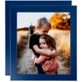 thumbnail image 1 of ArtToFrames 11" x 36" Blue Picture Frame, 11x36 inch Blue MDF Poster Frame (WOM-4118), 2 Pack, 1 of 7