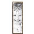 thumbnail image 1 of ArtToFrames 11" x 36" Taupe with Silver Lip Picture Frame, 11x36 inch Multi Wood Poster Frame (WOM-4986),  Pack, 1 of 5