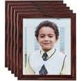 thumbnail image 1 of ArtToFrames 11" x 37" Cherry Picture Frame, 11x37 inch Red Wood Poster Frame (WOM-4084), 5 Pack, 1 of 7