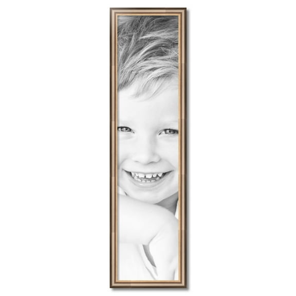ArtToFrames 11" x 46" Anique Silver Picture Frame, 11x46 inch Silver Wood Poster Frame (WOM-4964)