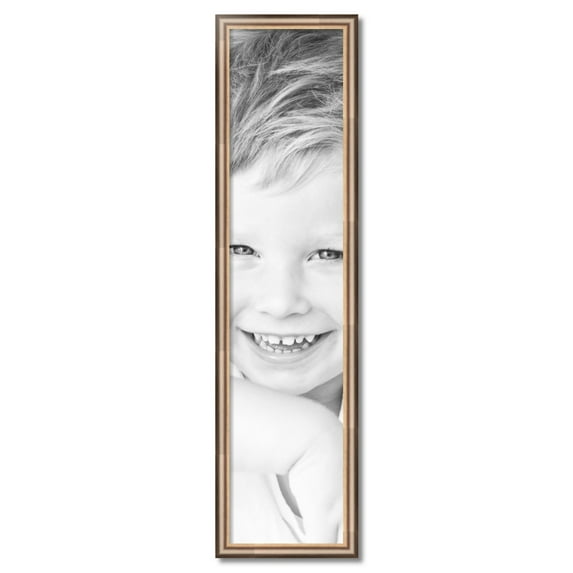 ArtToFrames 11" x 48" Anique Silver Picture Frame, 11x48 inch Silver Wood Poster Frame (WOM-4964)