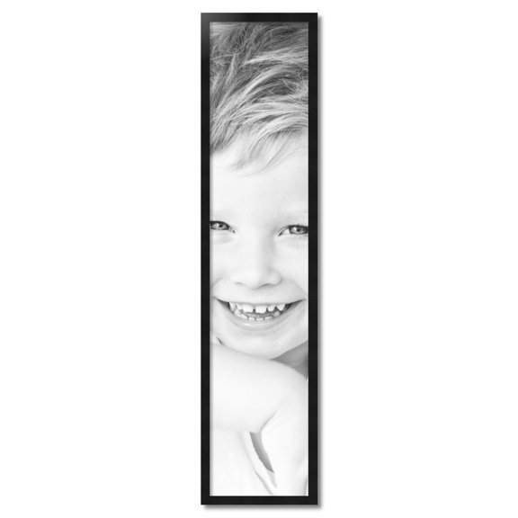 ArtToFrames 11" x 51" Black Picture Frame, 11x51 inch Black Wood Poster Frame (WOM-5139)