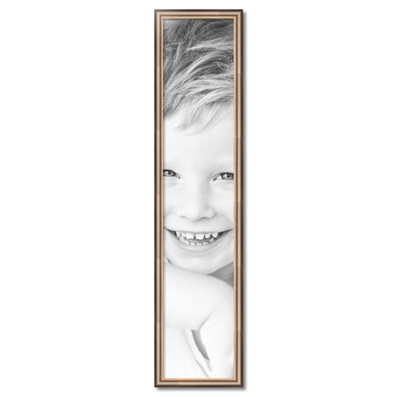 ArtToFrames 11" x 54" Anique Silver Picture Frame, 11x54 inch Silver Wood Poster Frame (WOM-4964)
