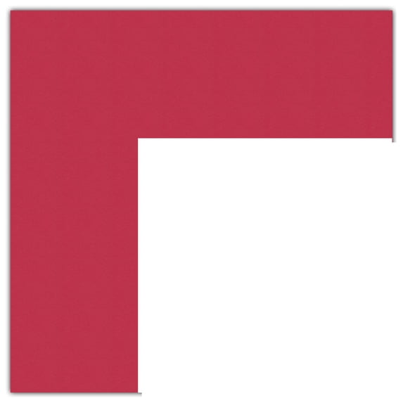 ArtToFrames 11x11" Rouge Custom Mat for Picture Frame with Opening for 7x7" Photos. Mat Only, Frame Not Included (MAT-97)