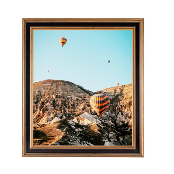 ArtToFrames 11x12" Gold with Burgundy Panel Picture Frame, Gold Wood Poster Frame, with Regular Glass and Foam Backing 3/16 inch (FBPL-4758)