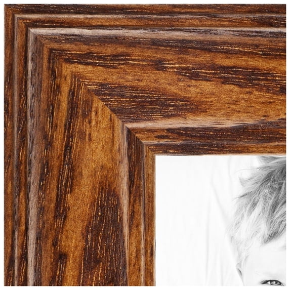 ArtToFrames 11x12 inch Honey Picture Frame, Brown Wood Poster Frame (4380)