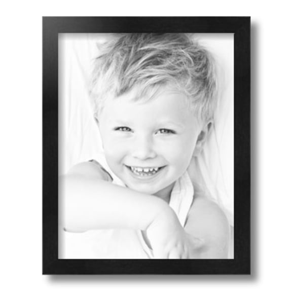 ArtToFrames 11x14" Black Picture Frame, Black Wood Poster Frame, with Regular Glass (FBPL-5141)