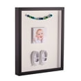 thumbnail image 1 of ArtToFrames 11x14 Inch Shadow Box Picture Frame, with a Satin Black Tall 1 Wide Shadowbox frame and Chantilly Mat Backing (4654), 1 of 7
