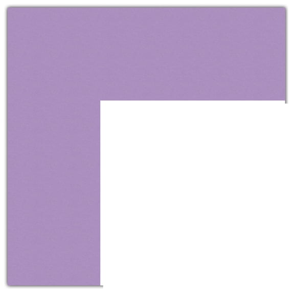 ArtToFrames 11x14" Lavender Mist Custom Mat for Picture Frame with Opening for 7x10" Photos. Mat Only, Frame Not Included (MAT-177)