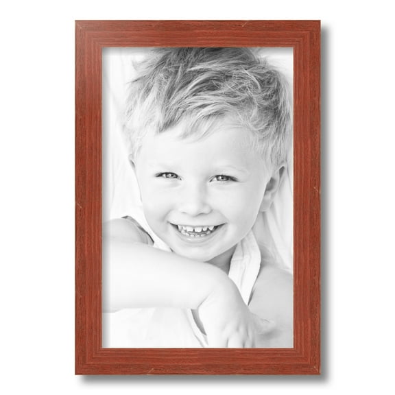 ArtToFrames 11x17 Inch Real Reclaimed Red Barnwood Picture Frame, This Red Wood Poster Frame is Great for Your Art or Photos, Comes with Regular Glass (4814)