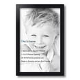 thumbnail image 1 of ArtToFrames 11x17 Inch Satin Black Picture Frame, This Black Wood Poster Frame is Great for Your Art or Photos, Comes with Regular Glass (4654), 1 of 7
