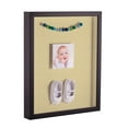 thumbnail image 1 of ArtToFrames 11x17 Inch Shadow Box Picture Frame, with a Satin Black Tall 1 Wide Shadowbox frame and Buttercup Mat Backing (4654), 1 of 1