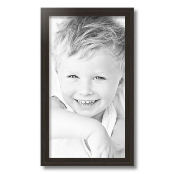 ArtToFrames 11x20" Brown Picture Frame, Brown Wood Poster Frame, with Regular Glass and 2 (FBPL-4886)
