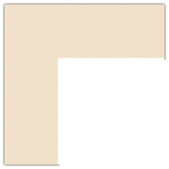 ArtToFrames 11x23" French Creme Custom Mat for Picture Frame with Opening for 7x19" Photos. Mat Only, Frame Not Included (MAT-110)
